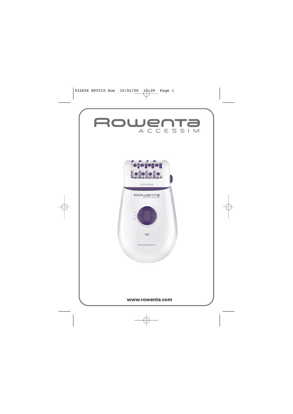 ROWENTA ACCESSIM EP5510 User Manual | 90 pages