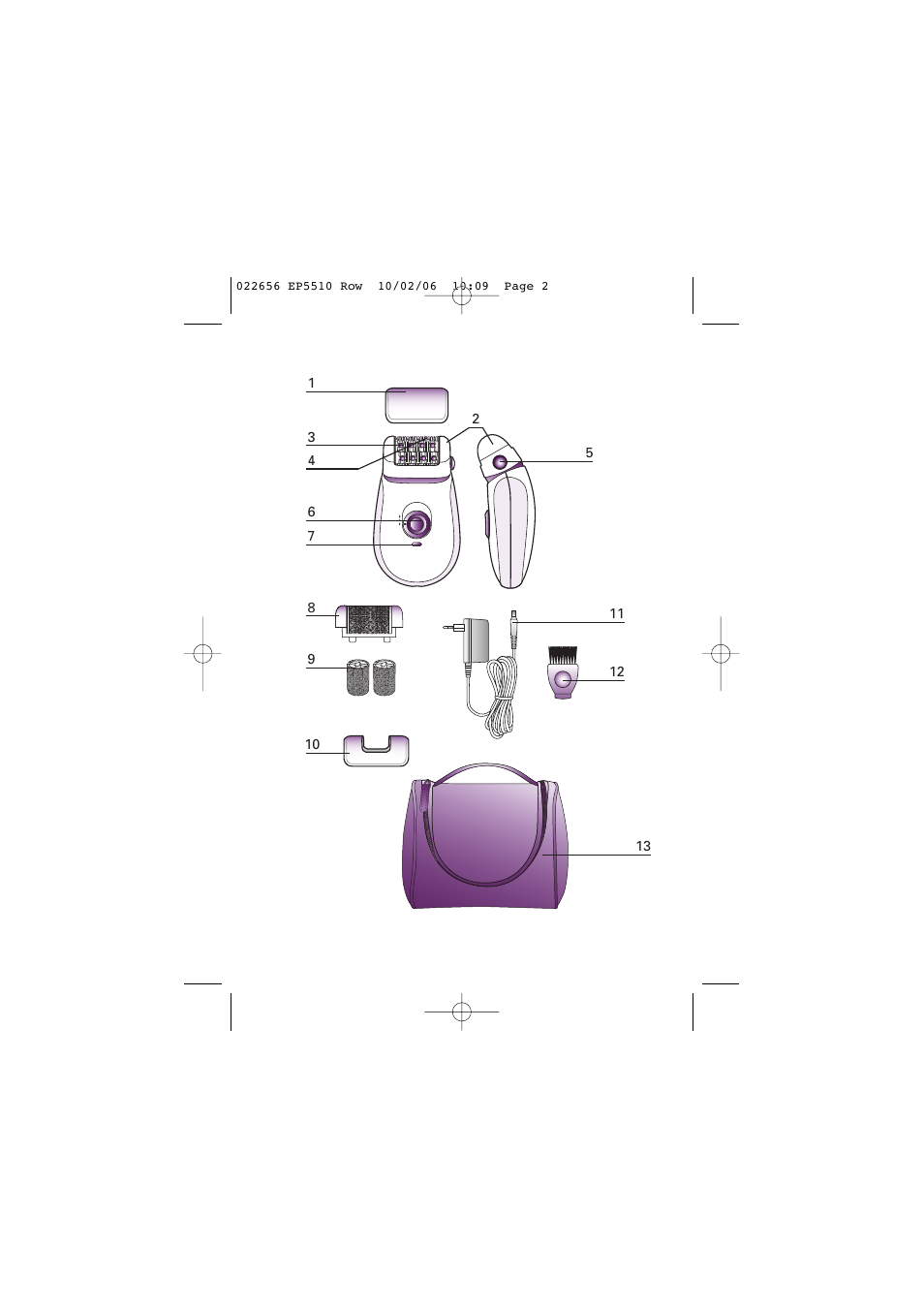 ROWENTA ACCESSIM EP5510 User Manual | Page 2 / 90