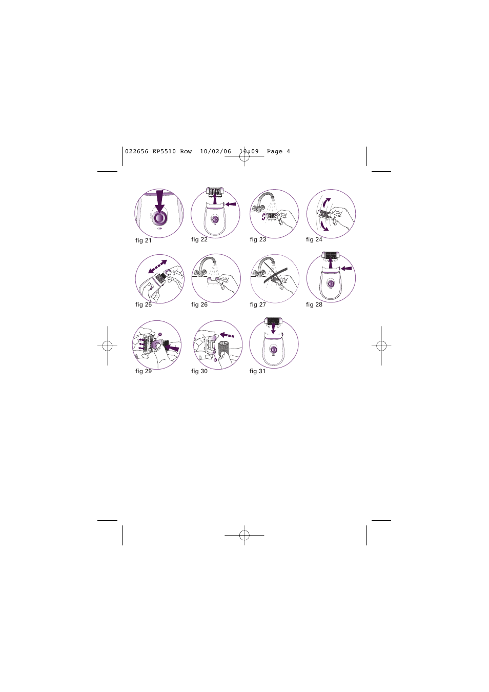 ROWENTA ACCESSIM EP5510 User Manual | Page 4 / 90