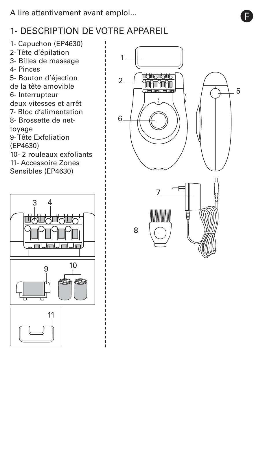 ROWENTA LOVELY BODY AND CARE EP2610 User Manual | Page 17 / 57