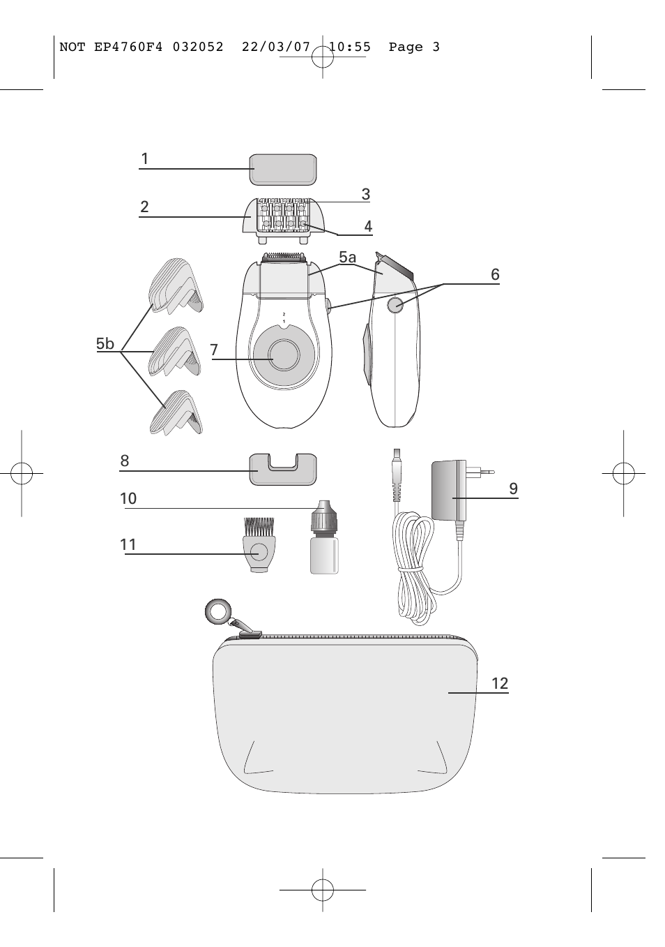 ROWENTA LOVELY BODY - BIKINI EP4760 User Manual | Page 2 / 101