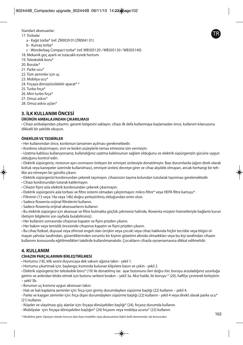 ROWENTA COMPACTEO UPGRADE RO1795 User Manual | Page 107 / 112