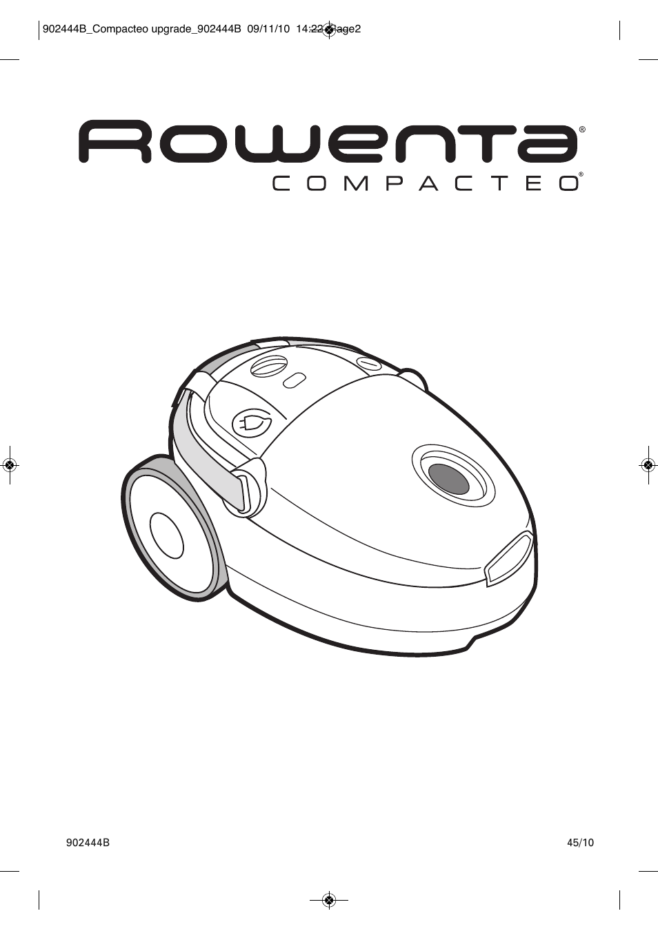 ROWENTA COMPACTEO UPGRADE RO1795 User Manual | Page 2 / 112