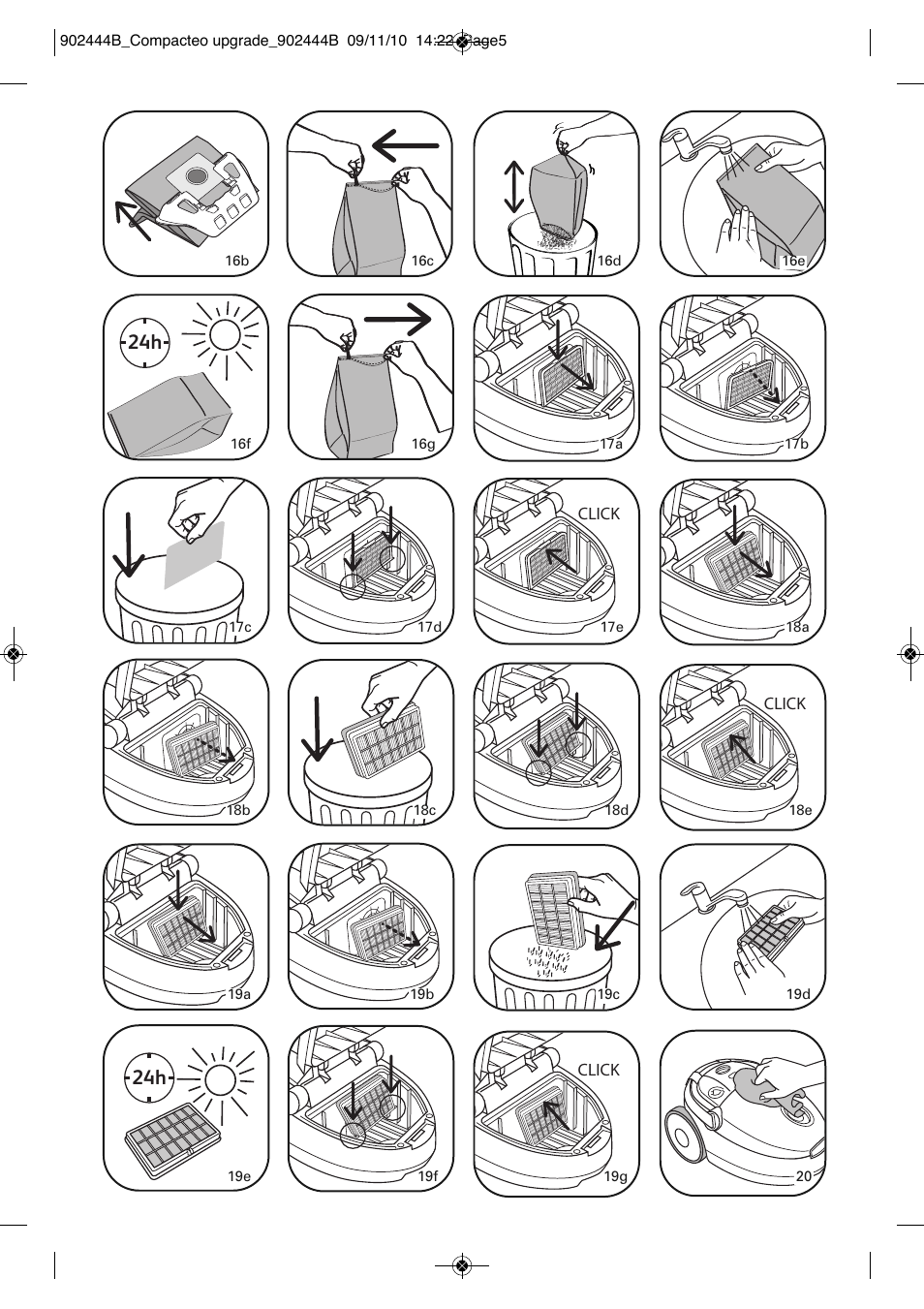 ROWENTA COMPACTEO UPGRADE RO1795 User Manual | Page 5 / 112