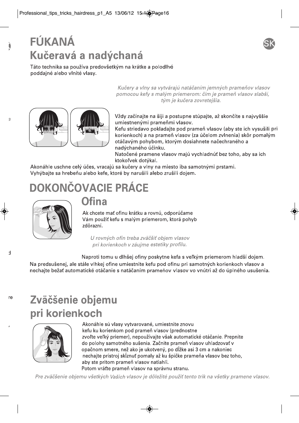 ROWENTA BRUSH ACTIV VOLUME & SHINE CF9320 User Manual | Page 72 / 122