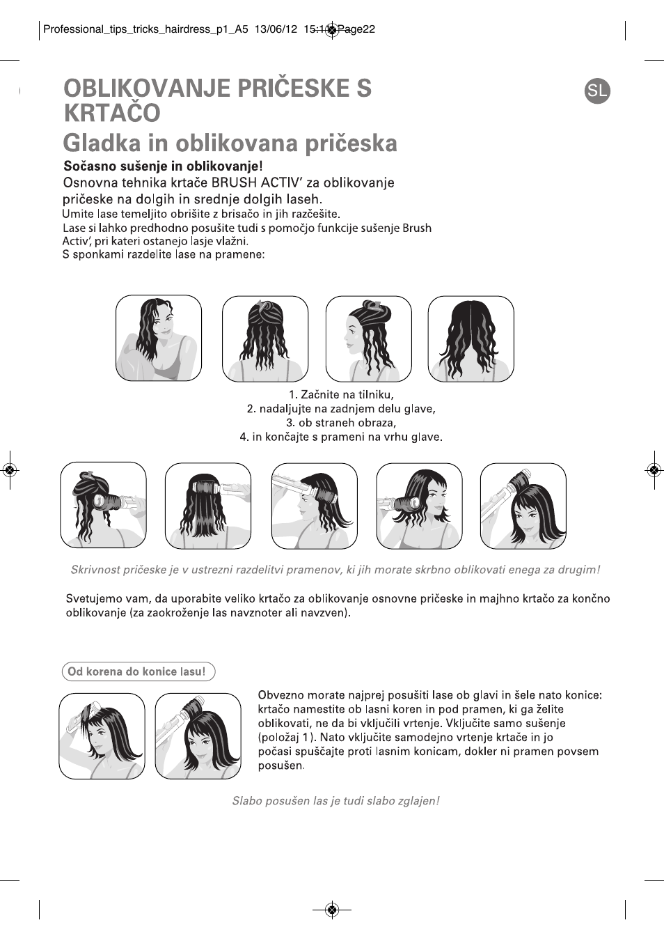 ROWENTA BRUSH ACTIV VOLUME & SHINE CF9320 User Manual | Page 78 / 122