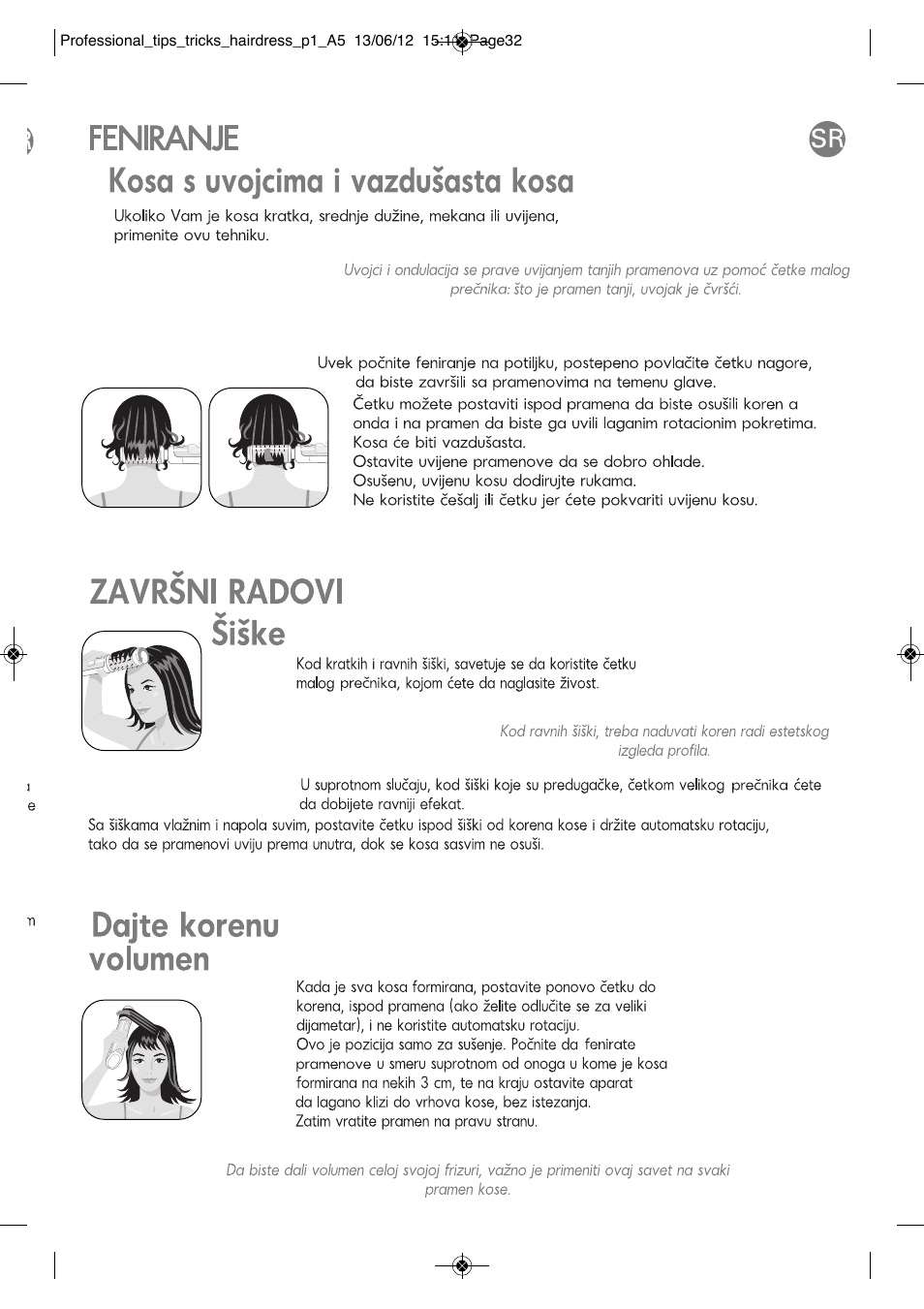 ROWENTA BRUSH ACTIV VOLUME & SHINE CF9320 User Manual | Page 88 / 122