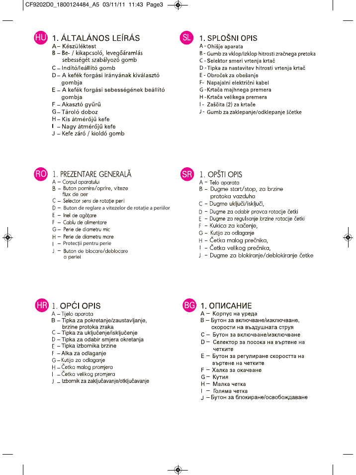 ROWENTA STYLER CF9202 User Manual | Page 3 / 7