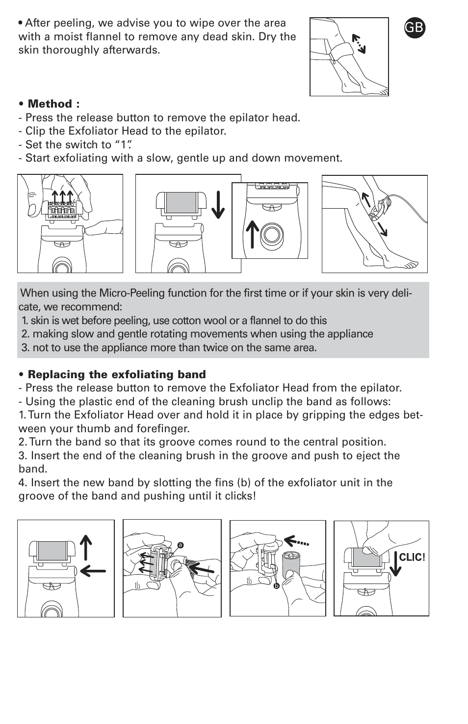 ROWENTA ACCESSIM BODY AND CARE EP8650 User Manual | Page 13 / 58