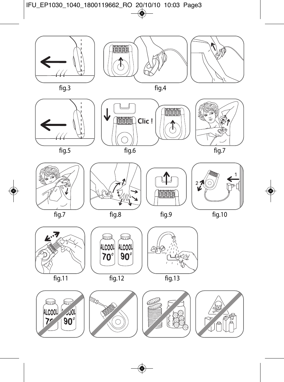 ROWENTA FASHION EP1030 User Manual | Page 3 / 92