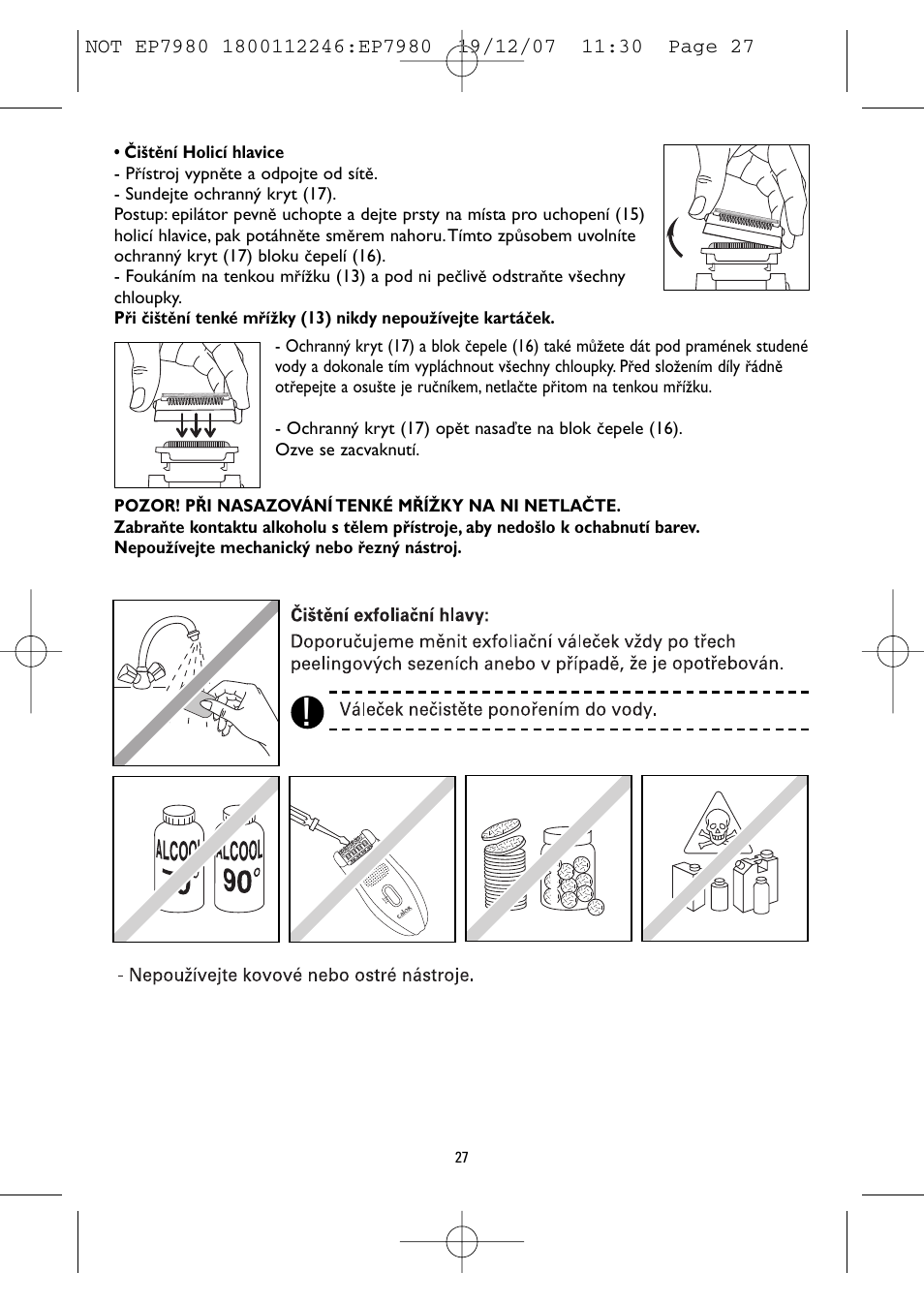 ROWENTA FRESH AIR EP7980 User Manual | Page 29 / 30