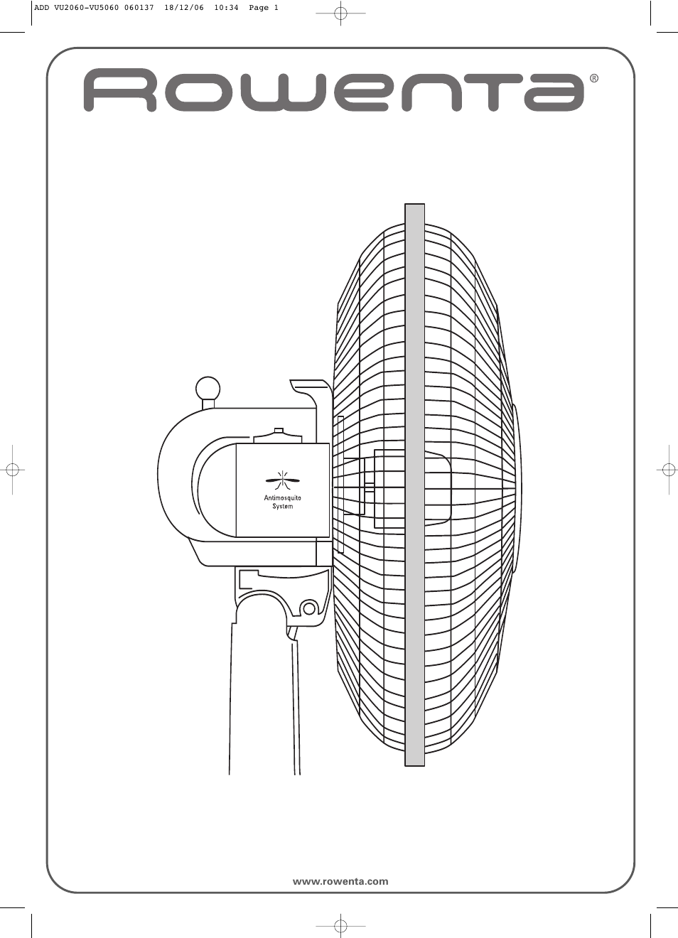 ROWENTA ZENITUDE DESK VU5060 User Manual | 8 pages