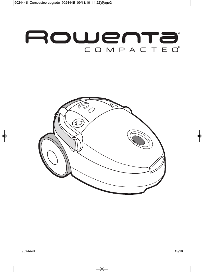ROWENTA COMPACTEO RO1721 User Manual | 111 pages