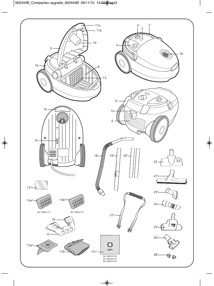 ROWENTA COMPACTEO RO1721 User Manual | Page 2 / 111