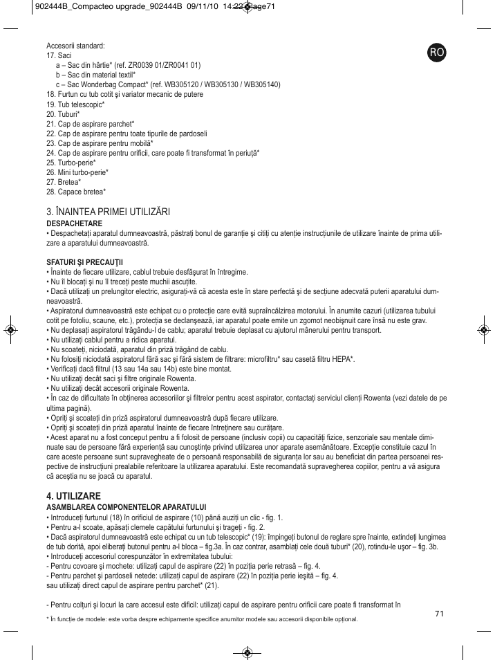 ROWENTA COMPACTEO RO1721 User Manual | Page 75 / 111