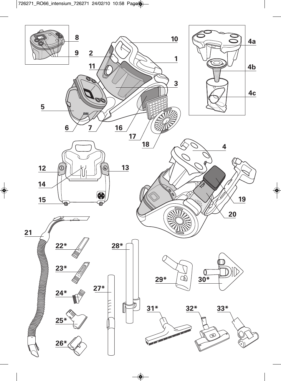 ROWENTA INTENSIUM RO6679 User Manual | Page 4 / 84