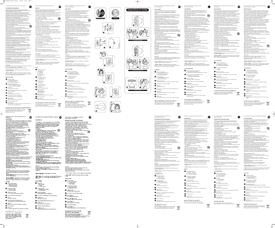 ROWENTA HAIR PROTECT 2 CV4602 User Manual | 2 pages