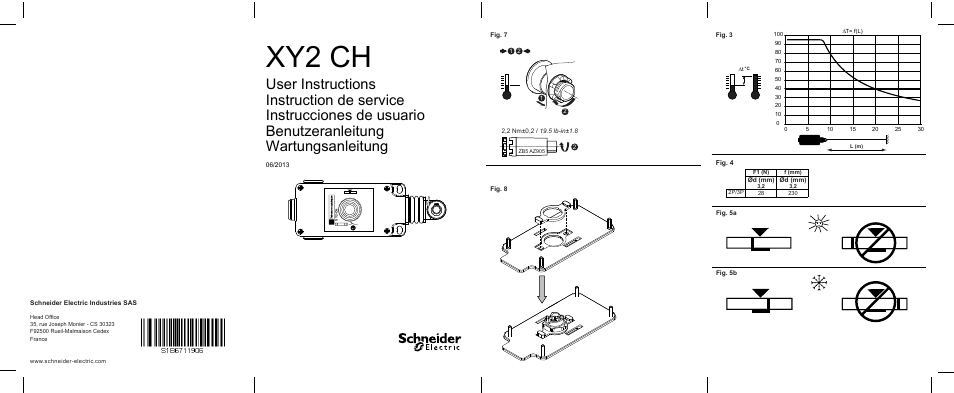 Schneider Electric XY2 CH User Manual | 73 pages