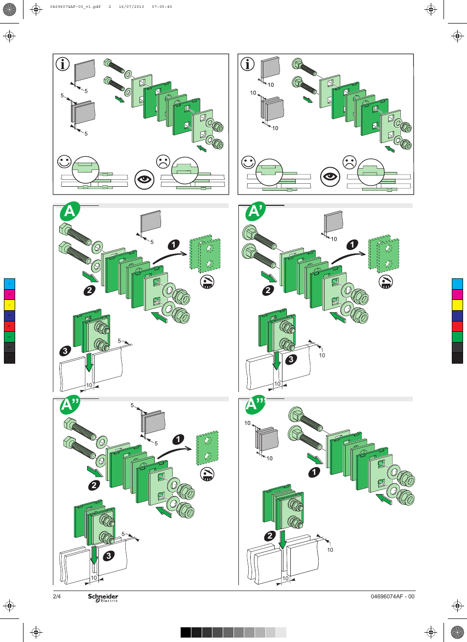 Aa’ a’’ a | Schneider Electric Linergy BS_04640 User Manual | Page 2 / 4