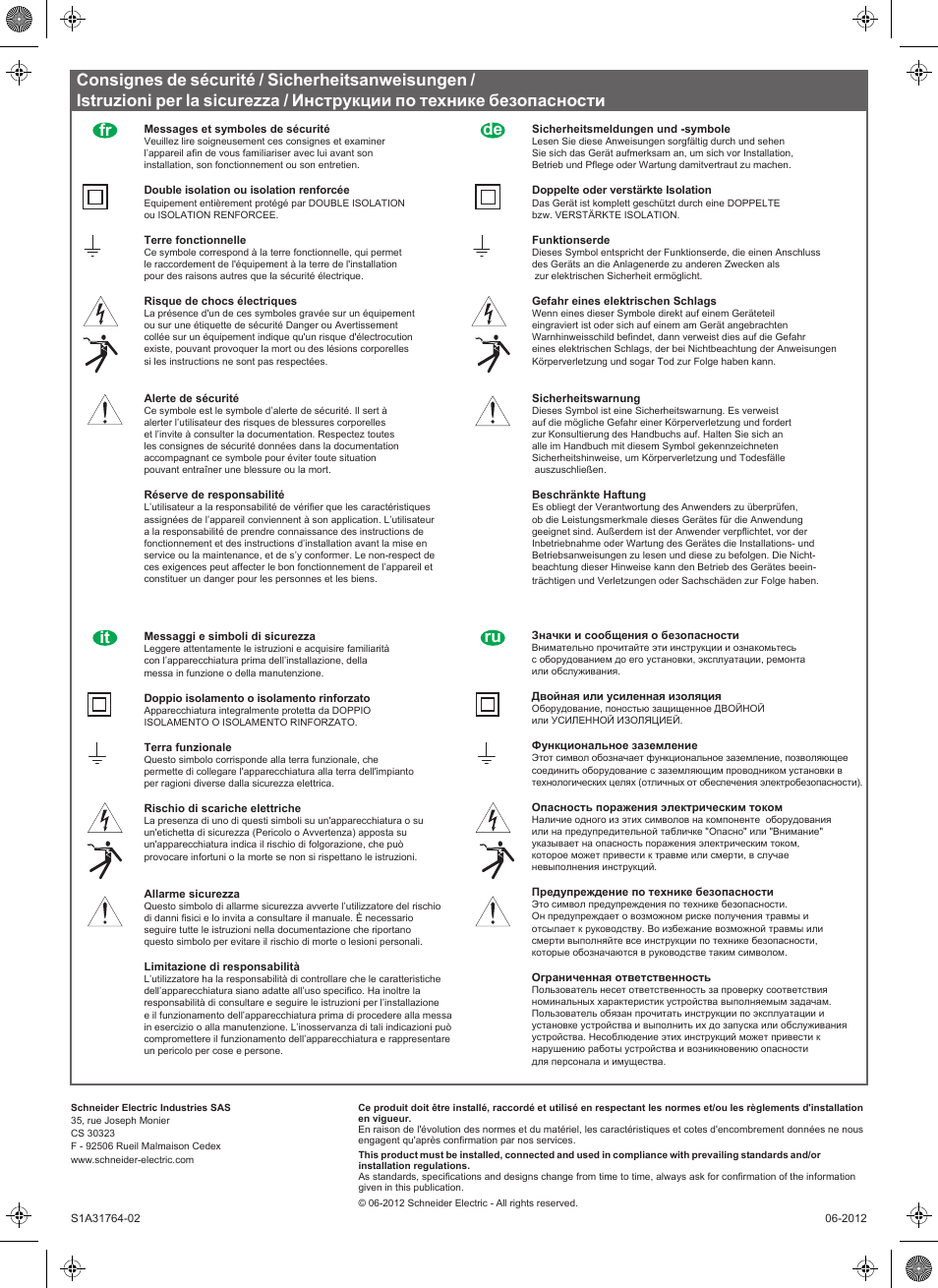 Schneider Electric Vigilohm IM9 User Manual | Page 10 / 10
