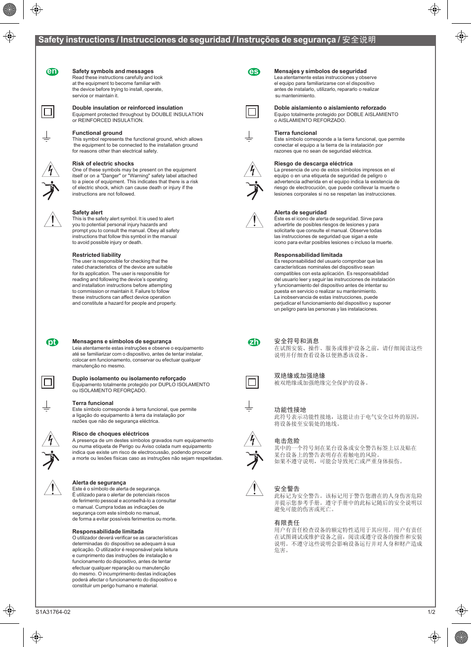 Test / überprüfung / test / тестирование | Schneider Electric Vigilohm IM9 User Manual | Page 9 / 10