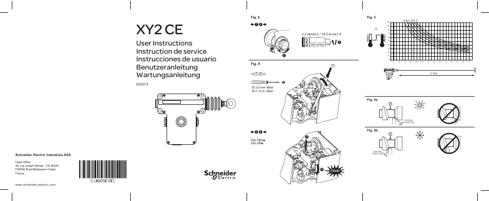 Schneider Electric XY2 CE User Manual | 73 pages