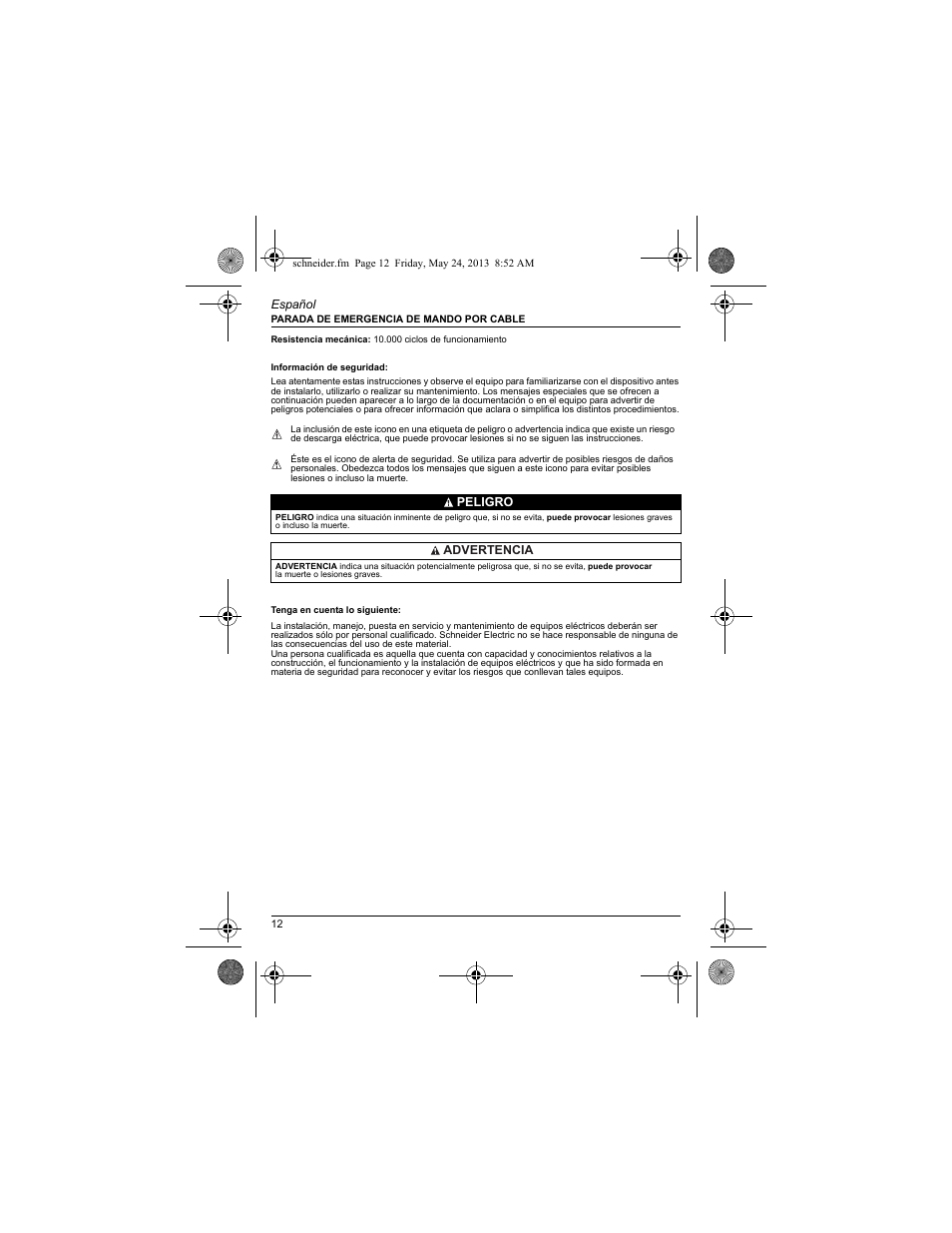 Schneider Electric XY2 CE User Manual | Page 14 / 73