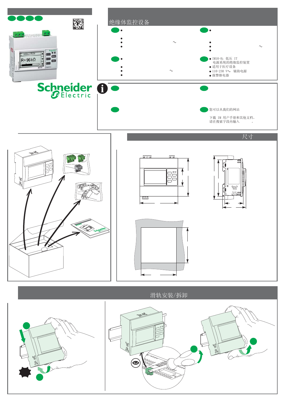 Schneider Electric Vigilohm IM10-H User Manual | 10 pages