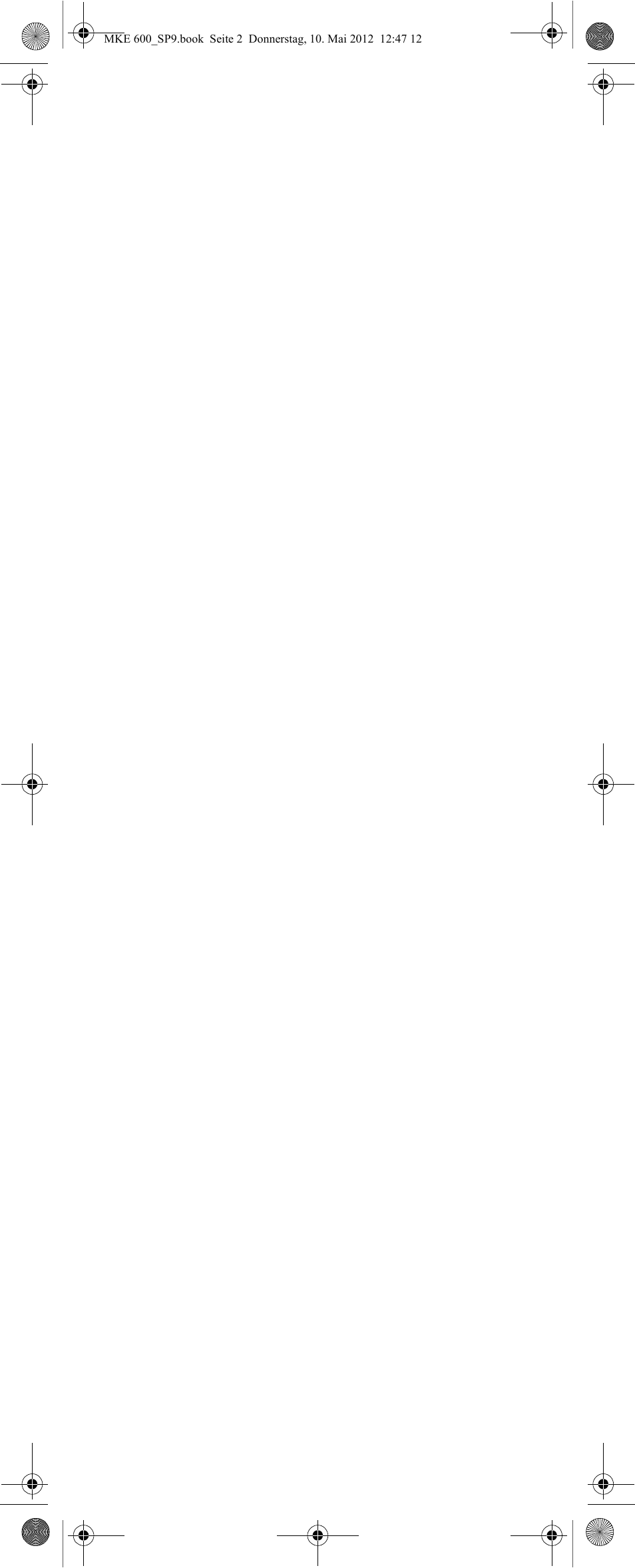Sennheiser MKE 600 User Manual | Page 2 / 60
