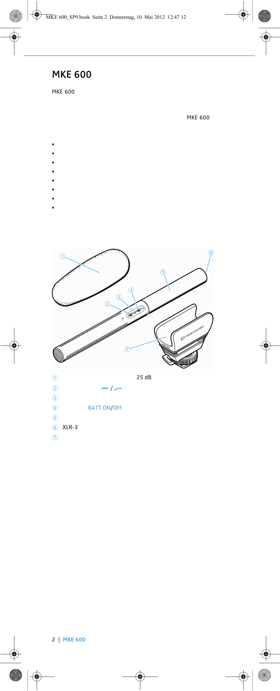 Mke 600 | Sennheiser MKE 600 User Manual | Page 52 / 60