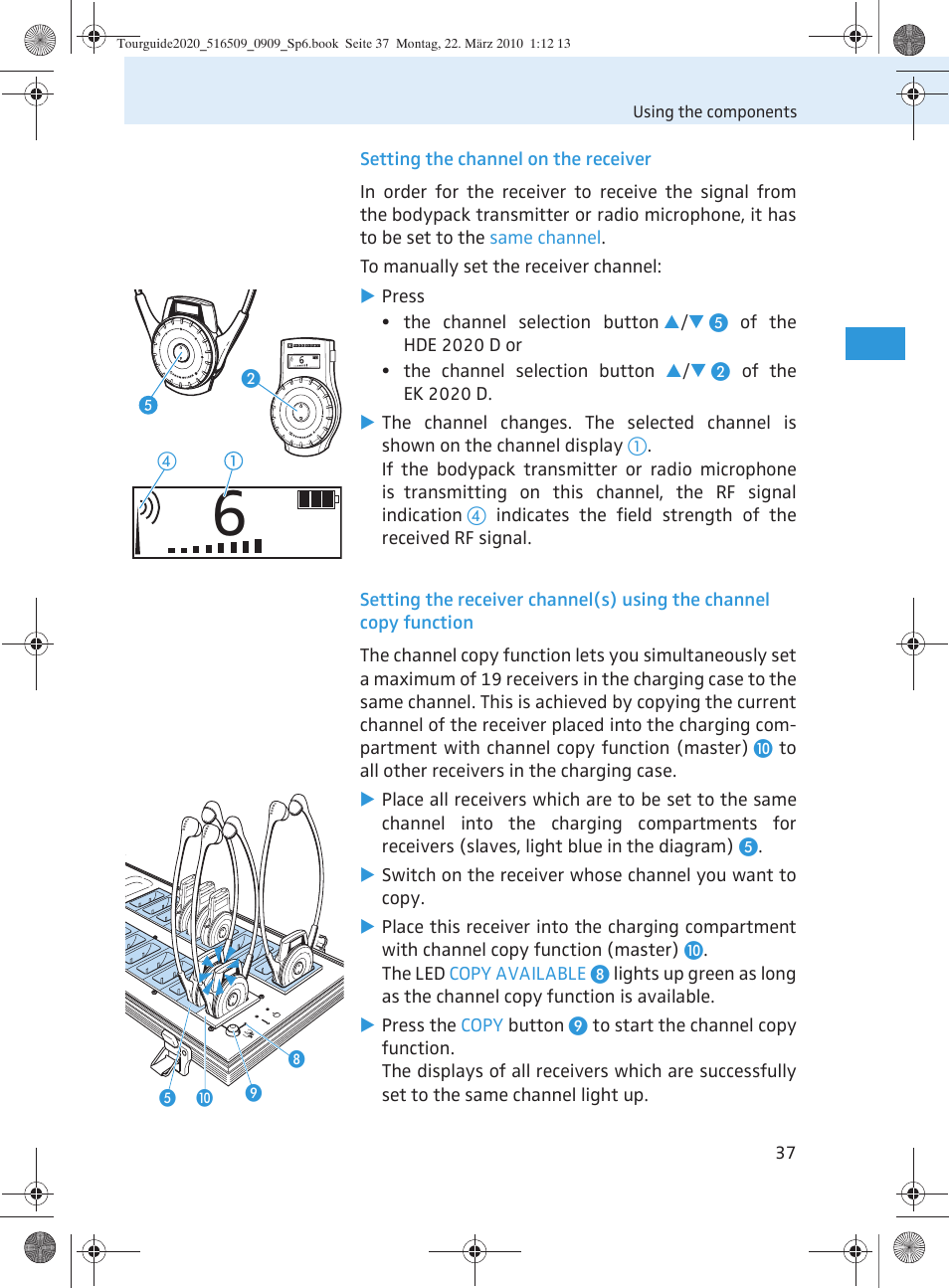 Sennheiser SR 2020-D User Manual | Page 105 / 196