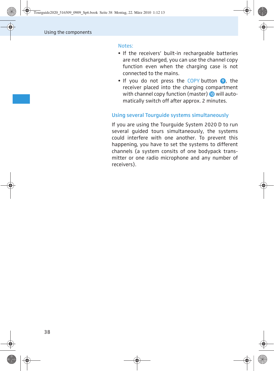 Sennheiser SR 2020-D User Manual | Page 106 / 196