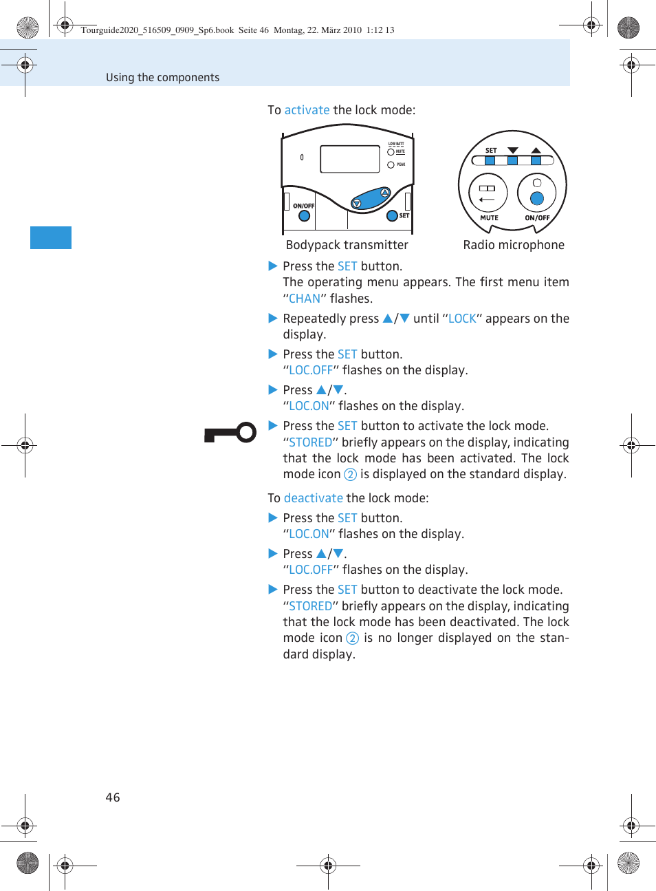 Sennheiser SR 2020-D User Manual | Page 114 / 196