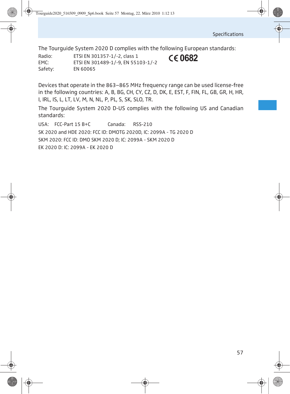 Sennheiser SR 2020-D User Manual | Page 125 / 196