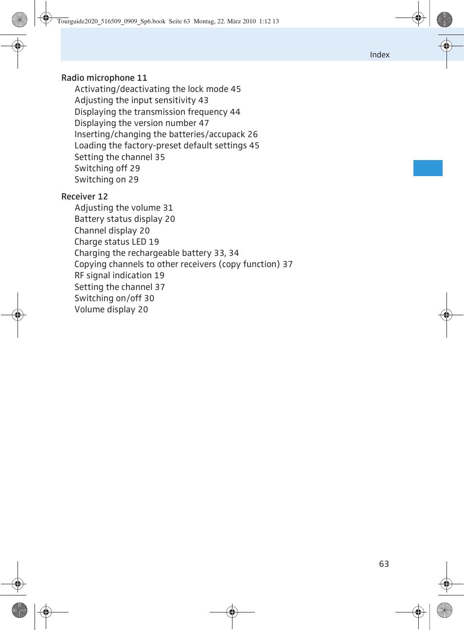 Sennheiser SR 2020-D User Manual | Page 131 / 196