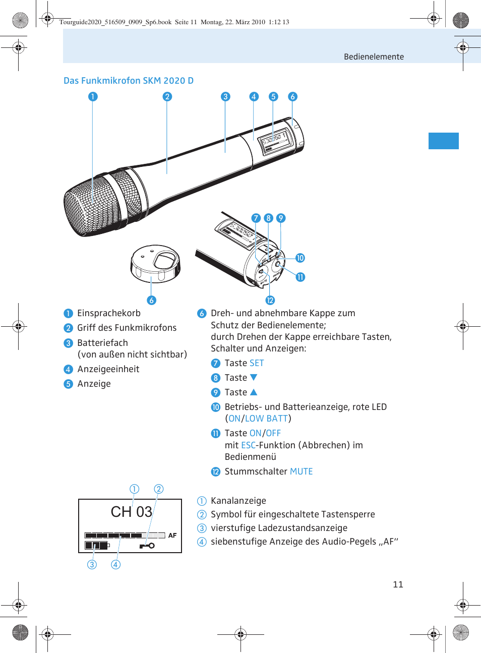 Ch 03 | Sennheiser SR 2020-D User Manual | Page 15 / 196