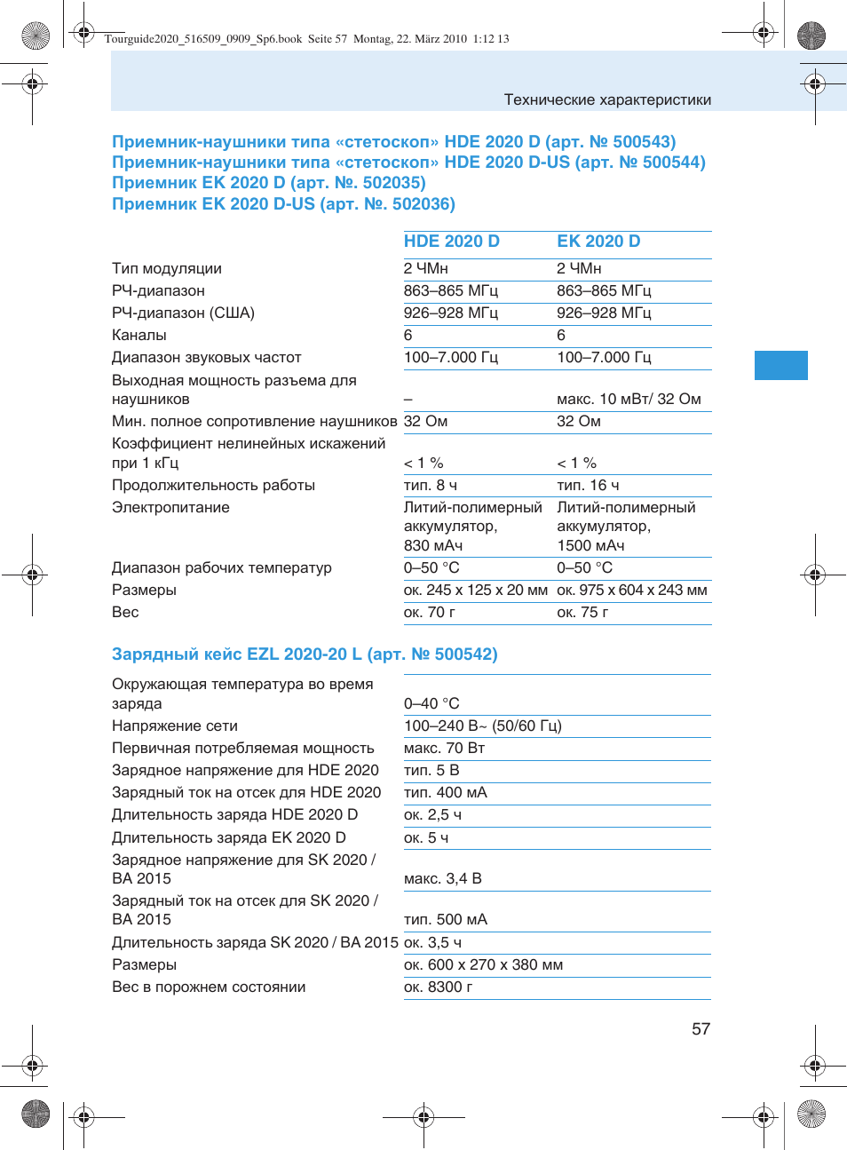 Sennheiser SR 2020-D User Manual | Page 189 / 196