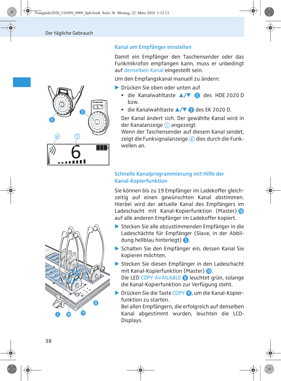 Sennheiser SR 2020-D User Manual | Page 42 / 196