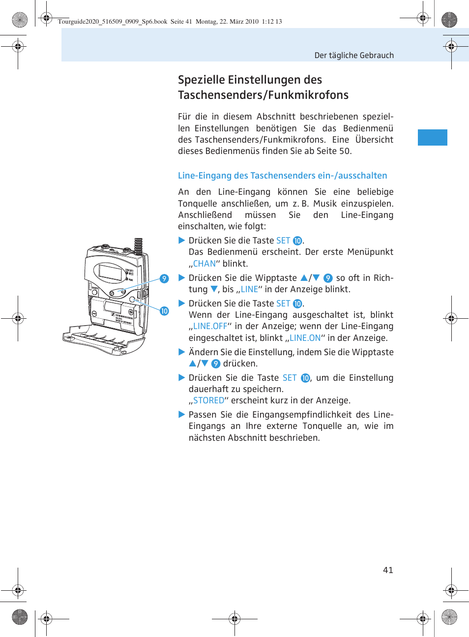 Sennheiser SR 2020-D User Manual | Page 45 / 196
