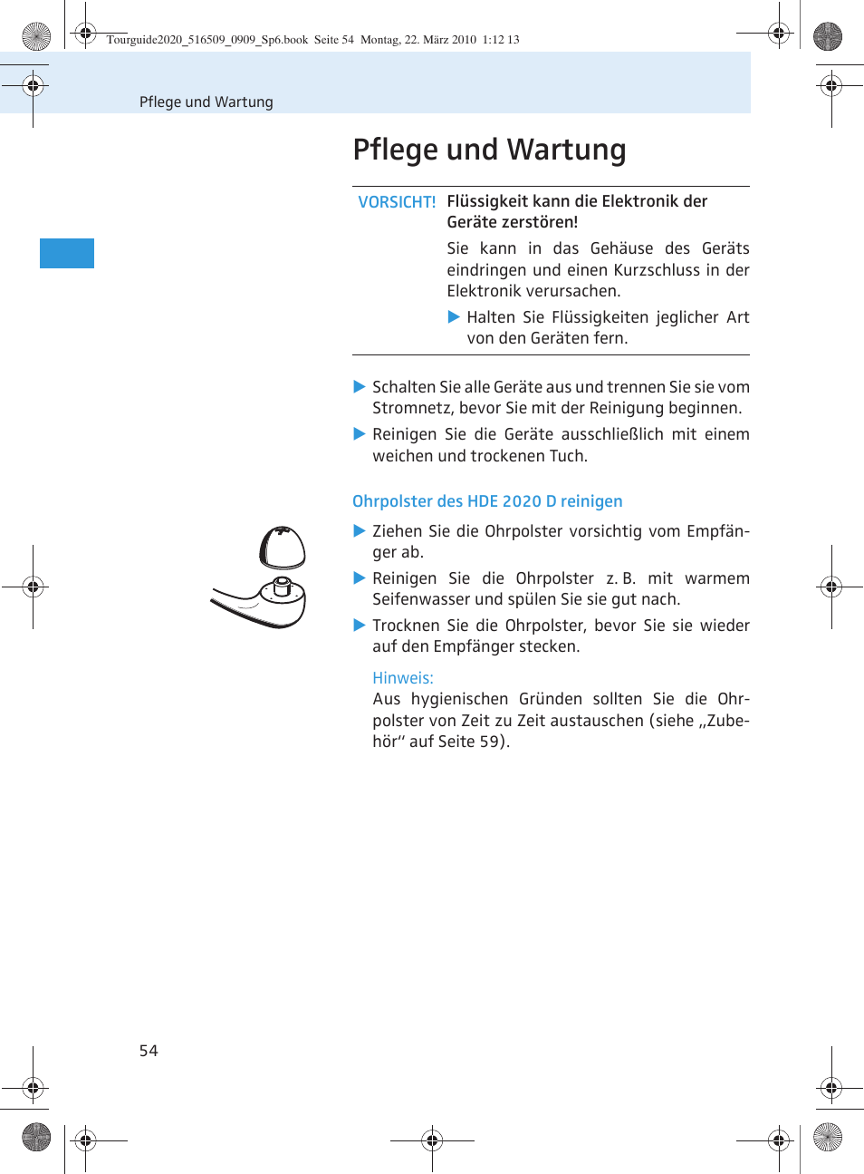 Pflege und wartung | Sennheiser SR 2020-D User Manual | Page 58 / 196