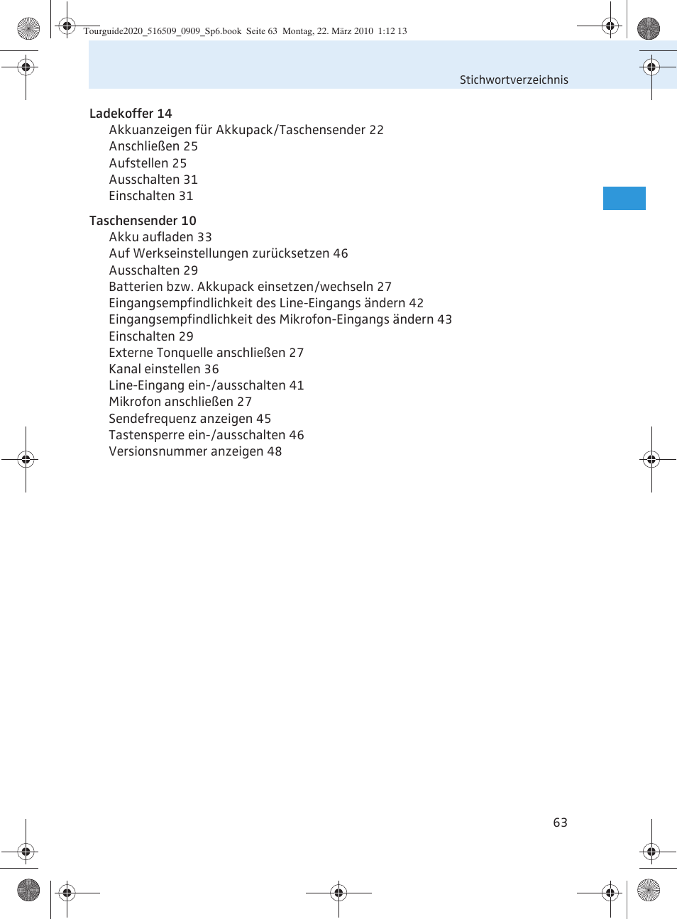 Sennheiser SR 2020-D User Manual | Page 67 / 196