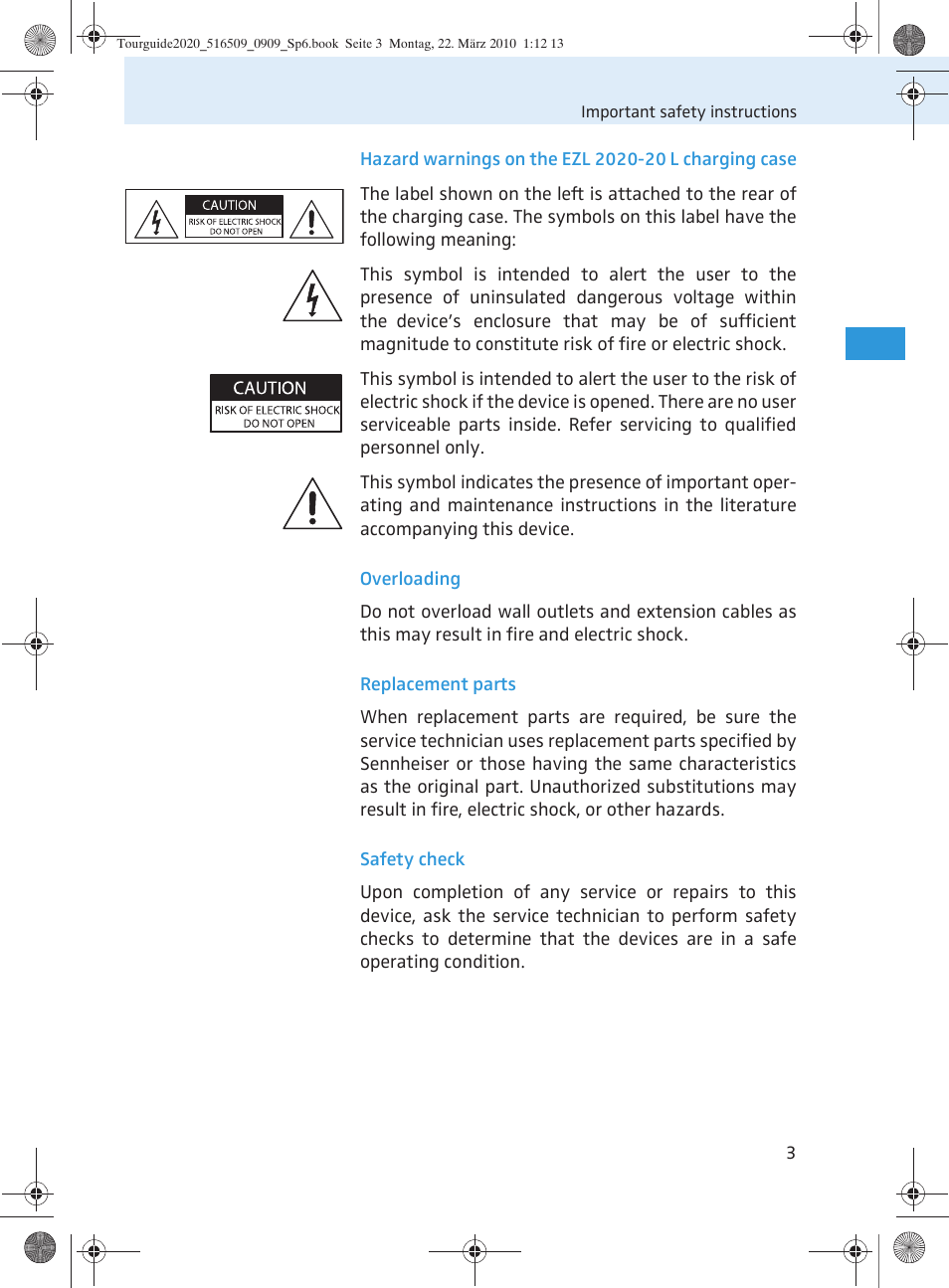 Sennheiser SR 2020-D User Manual | Page 71 / 196
