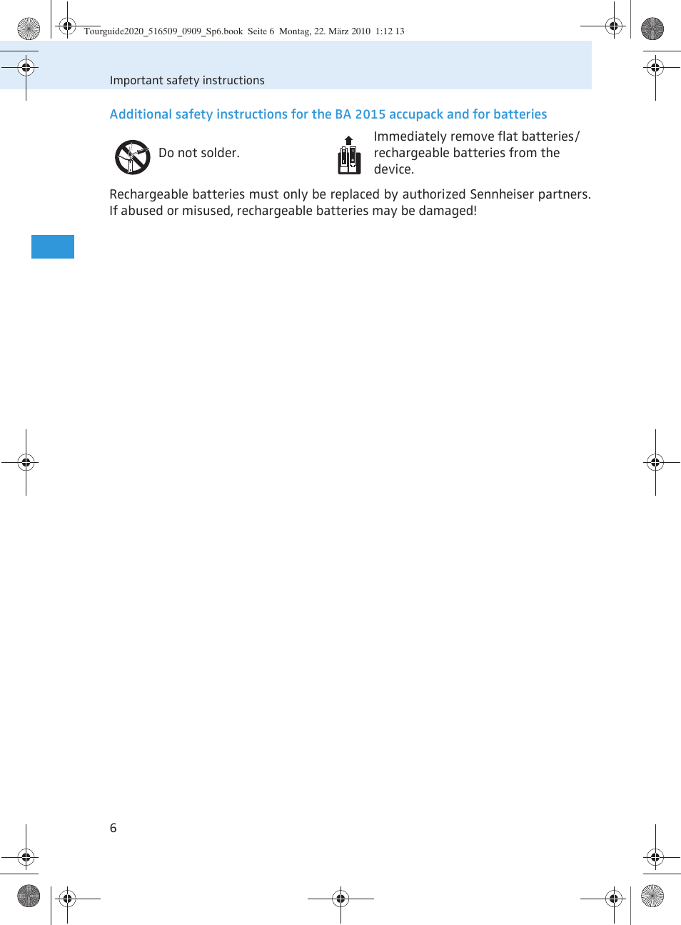 Sennheiser SR 2020-D User Manual | Page 74 / 196