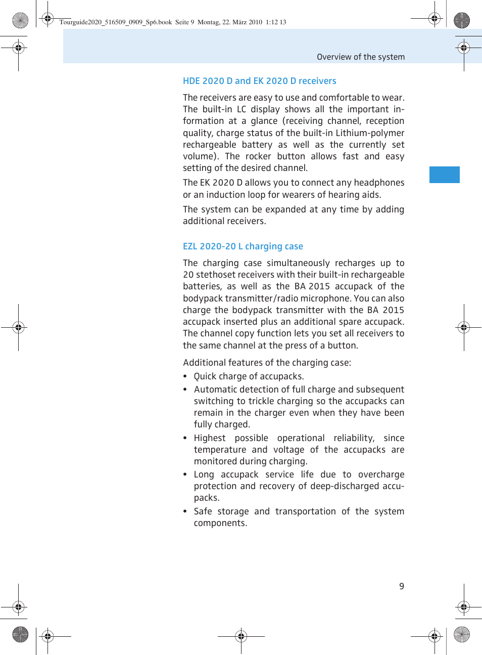 Sennheiser SR 2020-D User Manual | Page 77 / 196