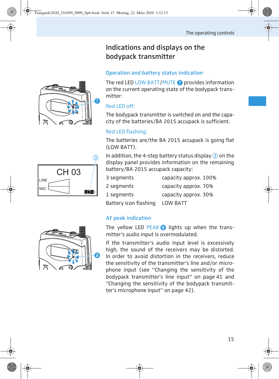 Ch 03 | Sennheiser SR 2020-D User Manual | Page 83 / 196