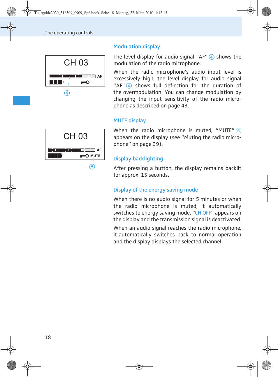 Ch 03 | Sennheiser SR 2020-D User Manual | Page 86 / 196