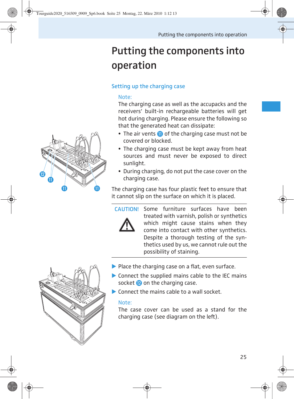 Putting the components into operation | Sennheiser SR 2020-D User Manual | Page 93 / 196