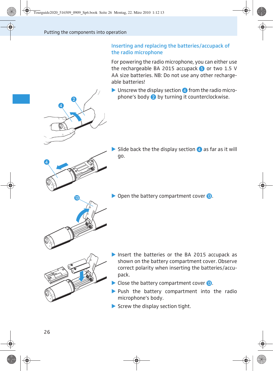 Sennheiser SR 2020-D User Manual | Page 94 / 196