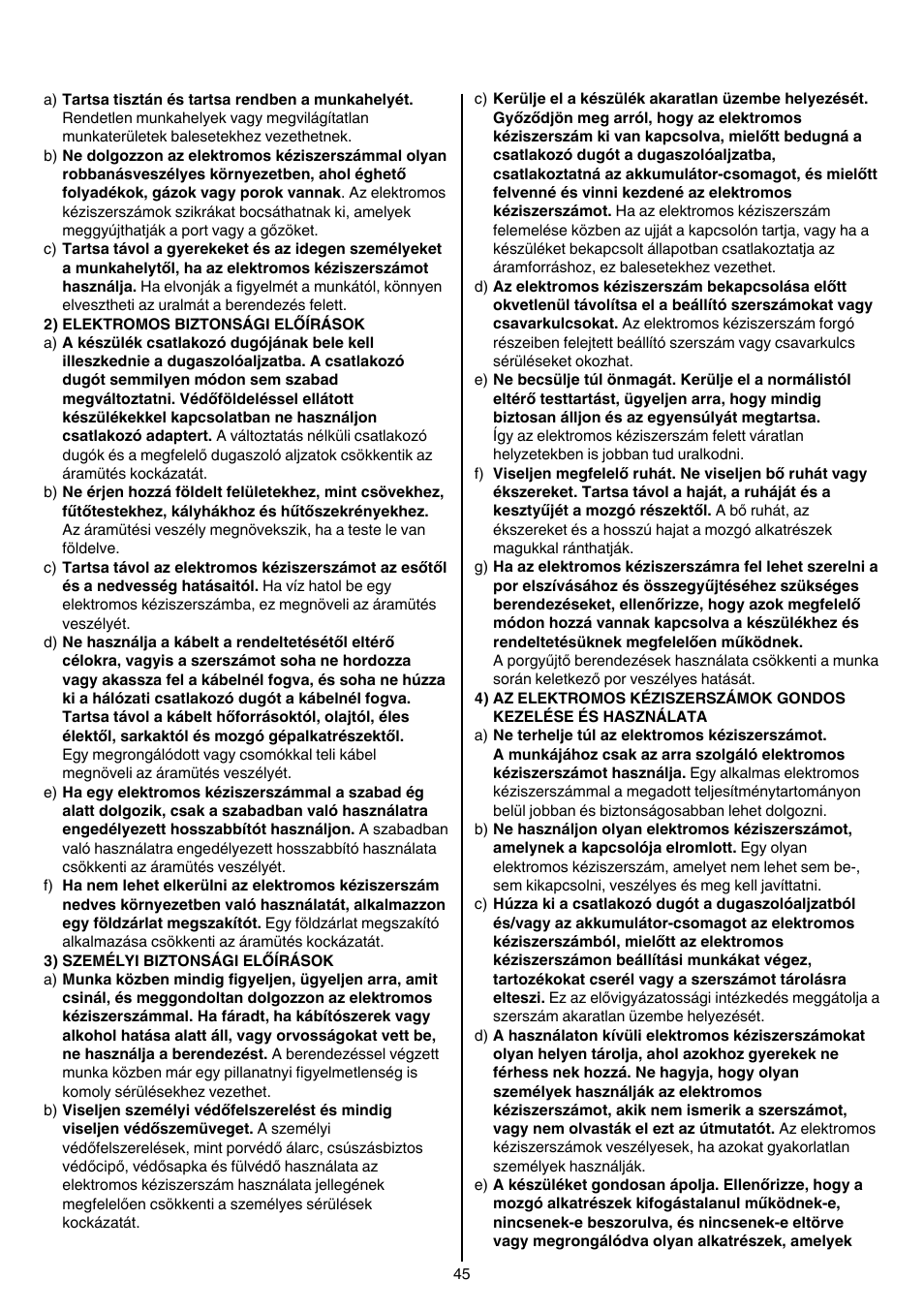 Skil 1758 AA User Manual | Page 45 / 120