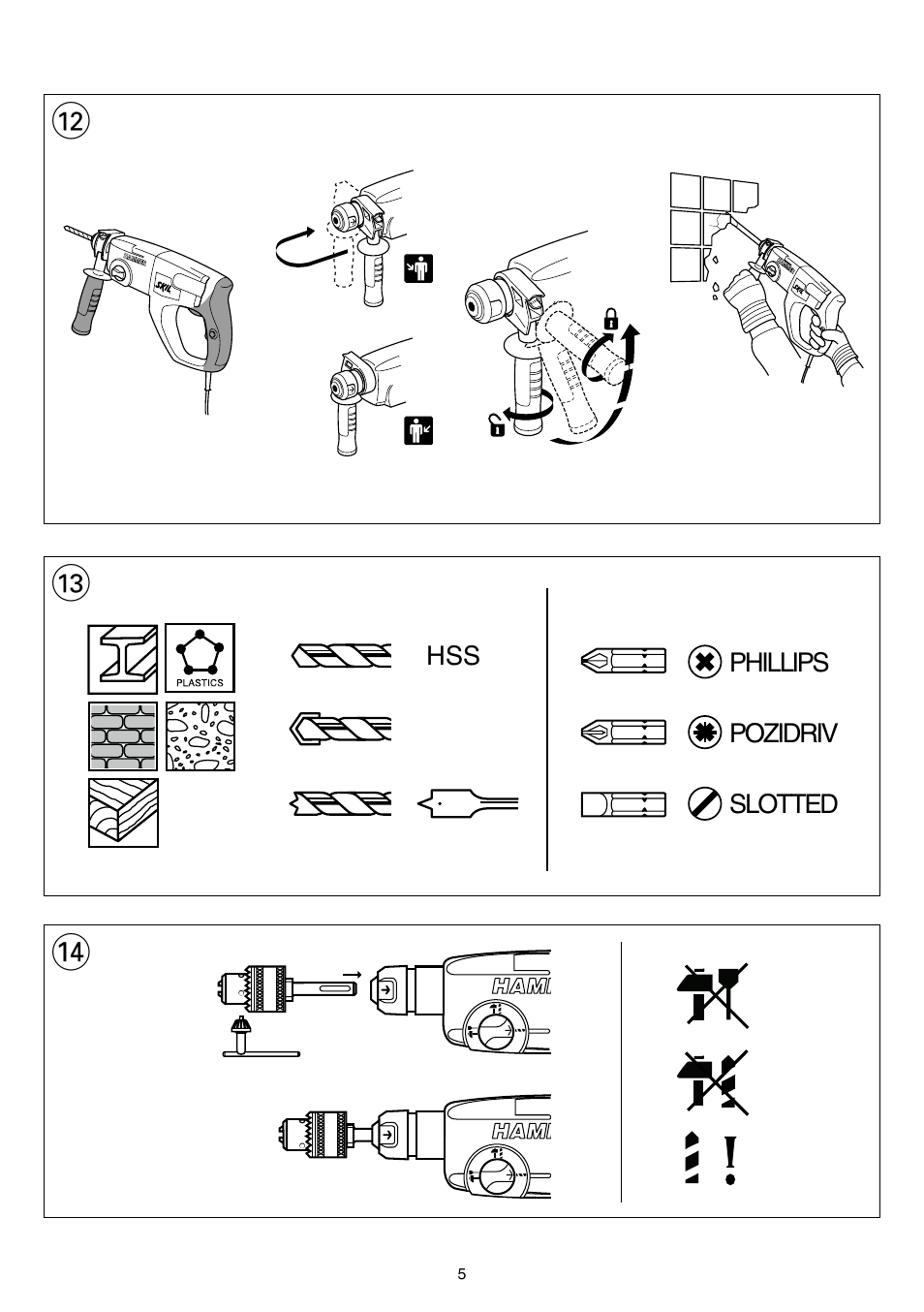 Skil 1758 AA User Manual | Page 5 / 120